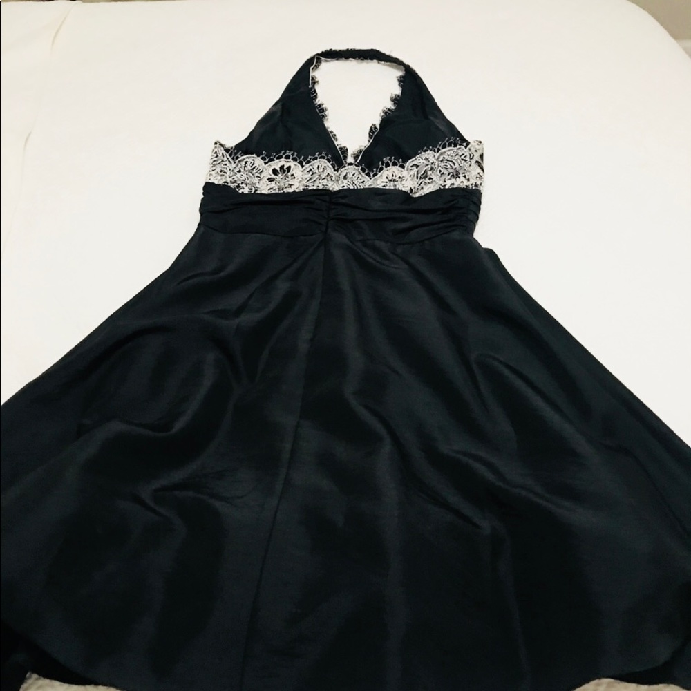 JS Boutique black and white lace cocktail dress 14 - Picture 4 of 8